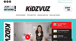 Desktop Screenshot of kidzvuz.com