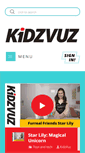 Mobile Screenshot of kidzvuz.com